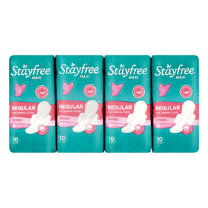 Stayfree Maxi Thick Wings Scented 10ea x 4