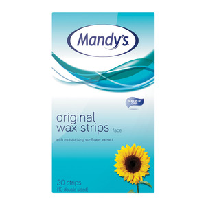 Mandys Wax Face Strip 20ea