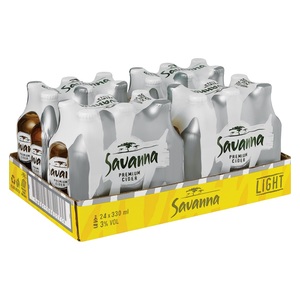 Savanna Cider Light 330ml x 24