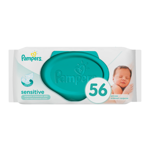 Pampers Sensitive Protection Baby Wipes, 56 Wipes