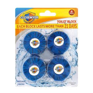 Closemyer Assorted Toilet Bl Ocks 6ea