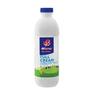 Clover UHT Long Life Full Cream Milk 1l