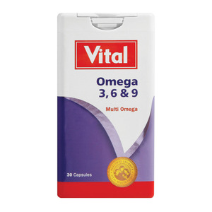 Vital Omega 3 6 And 9 Capsules 30ea