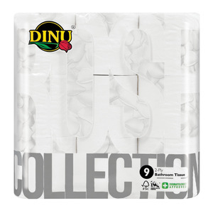 Dinu White Rose Toilet Rolls 2 Ply 9s