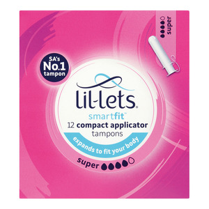 Lil-lets Tampons Comp Applica Super 12ea