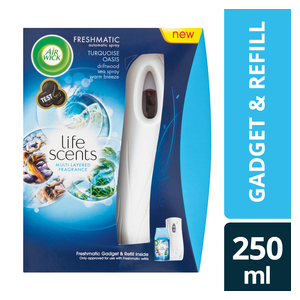 Airwick Air Freshener Gadget + Refill Turqois Oasis Complete 250ml
