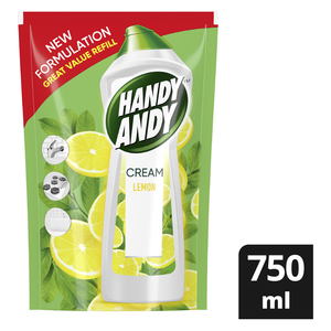 Handy Andy Cleaning Cream Lemon Fresh Refill 750ml