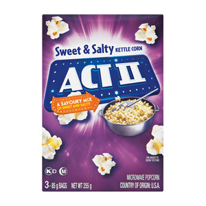 Act 11 Sweet&salty Popcorn 3x85g