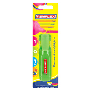 Penflex Green Highlighter 1ea