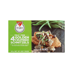 Fry's Golden Crumbed Vegetarian Schnitzels 320g