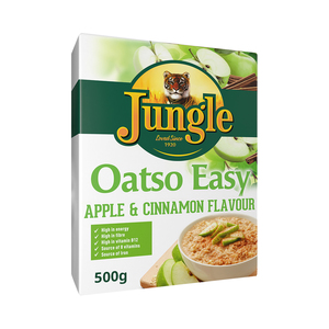 Jungle Oatso Easy Apple And Cinnamon Instant Oats 500g