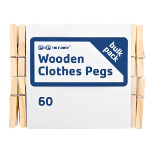 No Name Wooden Pegs 60