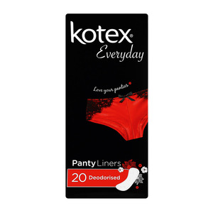 Kotex Panty Liners Deodorized 20s