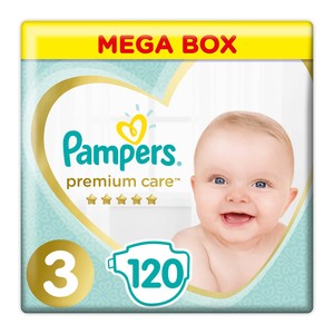 Pampers Premium Care Size 3 120ea