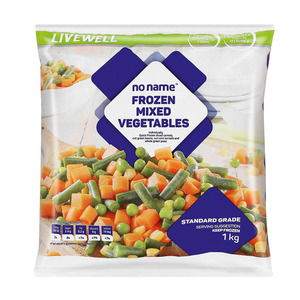 No Name Frozen Mixed Vegetables 1kg
