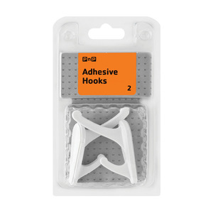 PnP Hooks Plastic Adhesive Double 2ea