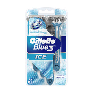 Gillette Blue 3 Ice Razor 6s