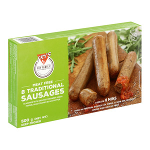 Fry's Vegan Traditional Sausages 500g x 10