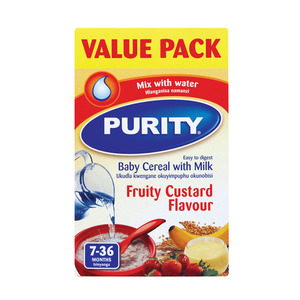 Purity 2nd Stage Fruity Custard 450g
