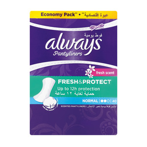 Always Pantyliners Normal Scented 40s