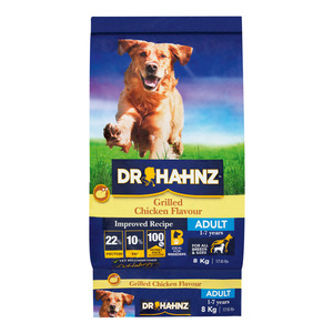 Dr Hahnz Adult Grilled Chicken Dog Food 8kg