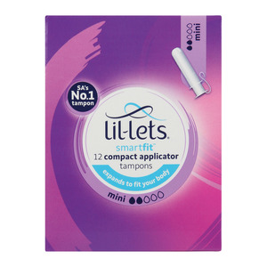 Lil-lets Compact Applicator Tampons Mini 12s