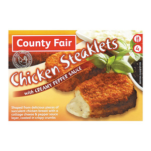 County Fair Chicken Steaklets 400g