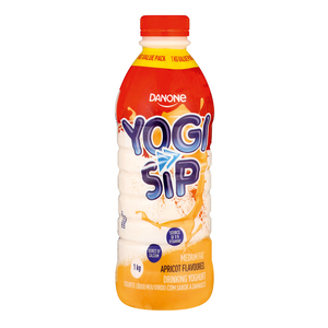 Danone Yogi Sip Low Fat Apricot Flavoured Drinking Yoghurt 1kg