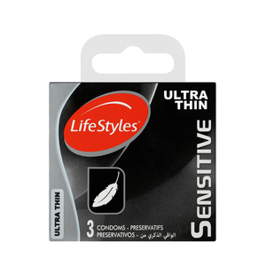 Lifestyle Ultra Thin Condoms 3ea