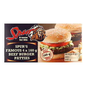 Spur Beef Burgers 4x160g