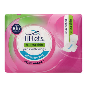 Lil-lets Ultra Thin Pads Super 8s