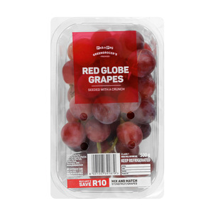 PnP Red Globe Grapes 500g
