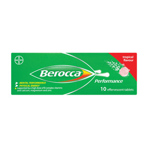Berocca Tropical Effervescent Tablets 10s