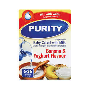 Purity Inf Cereal Stage1 Banana & Yoghurt 200g