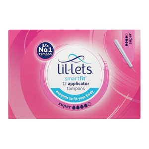 Lil-Lets Applicator Tampons Super 12s x 12