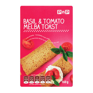 PnP Basil & Tomato Melba Toast 160g