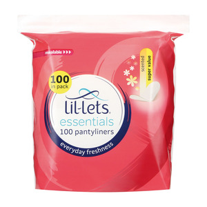 Lil-lets Essentials Pantyliners Scented 100s