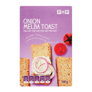 PnP Onion Melba Toast 160g
