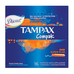 Tampax Compak Tampons Super 16ea