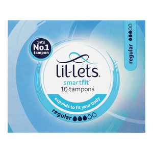 Lil-Lets Non-Applicator Tampons Regular 10s