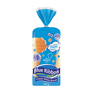 Blue Ribbon Classic White Sliced Bread 7 00g