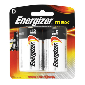 Energizer Max D Batteries 2s