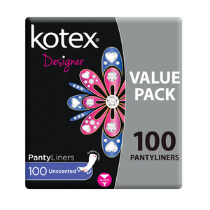 Kotex Pantyliners Unscented 100s