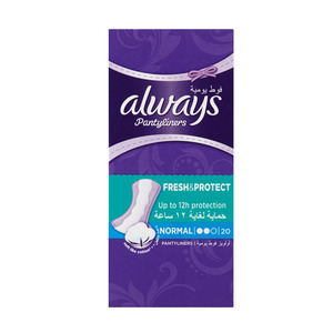 Always Pantyliners Normal Unscented 20s