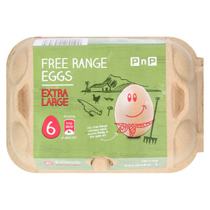 PnP Extra Large Free Range Eggs 6s