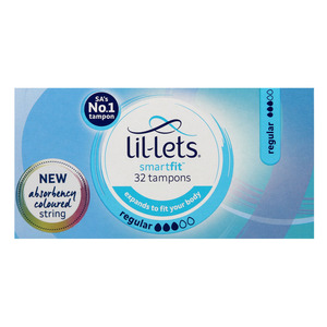 Lil-Lets Non-Applicator Tampons Regular 32s