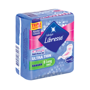 Libresse Ultra Pads Long Wing 8ea