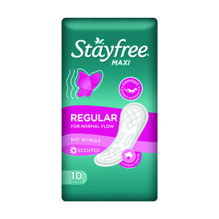 Stayfree Maxi Thick No Wings Scented 10ea x 4