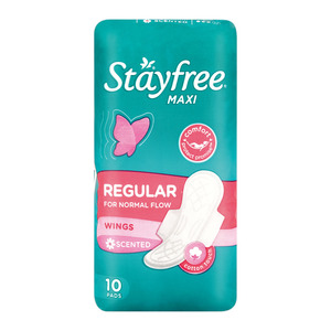 Stayfree Maxi Thick Wings Scented 10ea