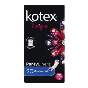Kotex Pantyliners Unscented 20ea